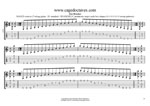 GuitarPro8 TAB: BAGED octaves C pentatonic major scale (3131313 sweep patterns) pdf